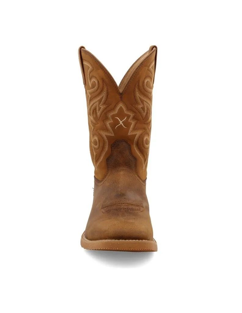 Twisted X Western Boots Mens 11" Shaft Saddle Rustic Orange MXTR005