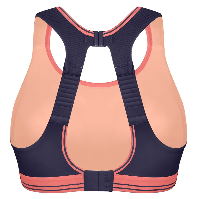 Ultimate Run Citrus Pink Sports Bra - Shock Absorber