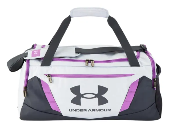 Under Armour Undeniable 5.0 Duffle Bag (Grey/Pink 014)