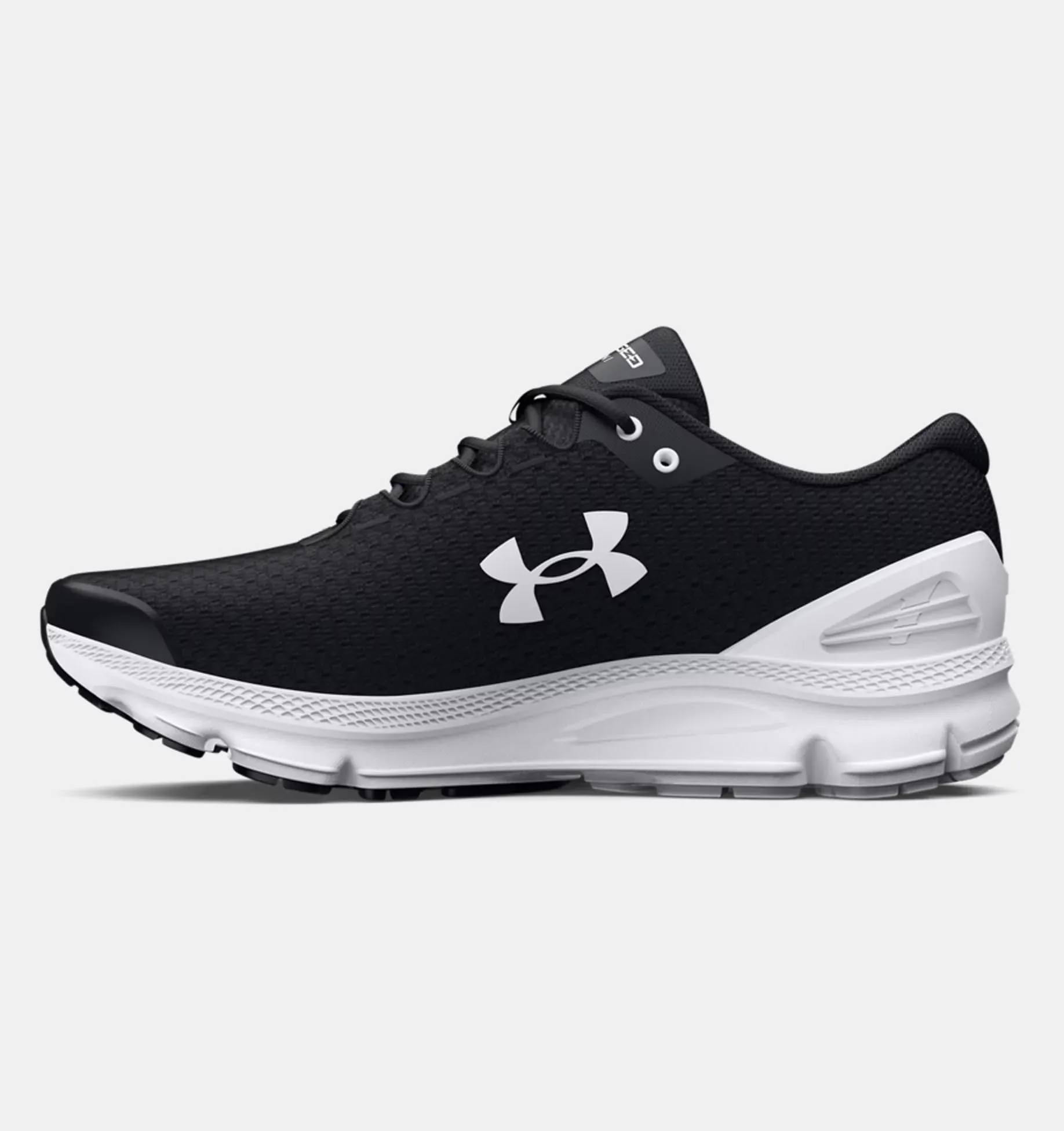 Under Armour Women's UA Charged Gemini Running Shoes (US Footwear Size System, Adult, Women, Numeric, Medium, 8.5) Black/White