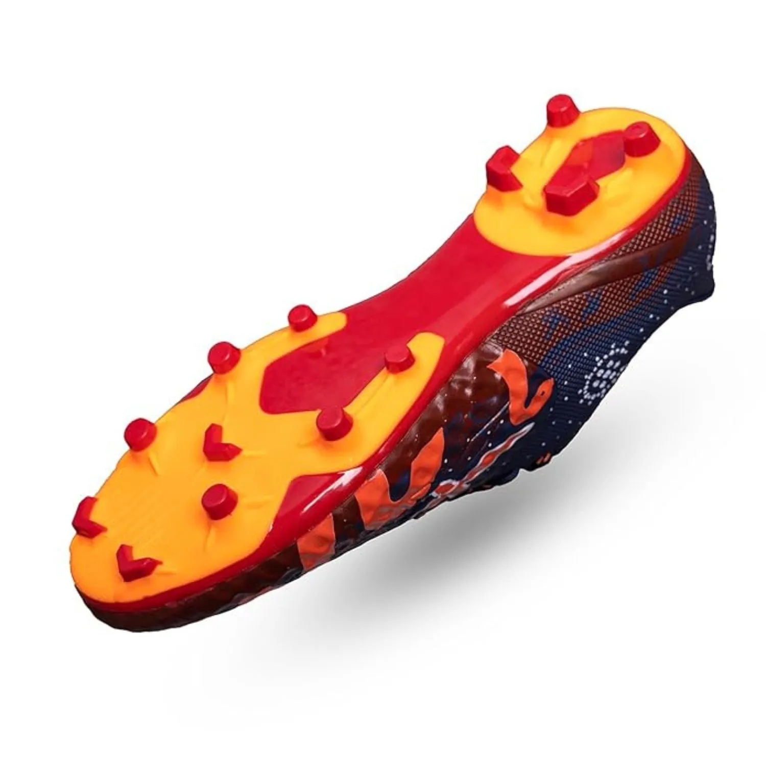 Vector X Venom Football Studs/Shoe, Navy/Maroon/Orange