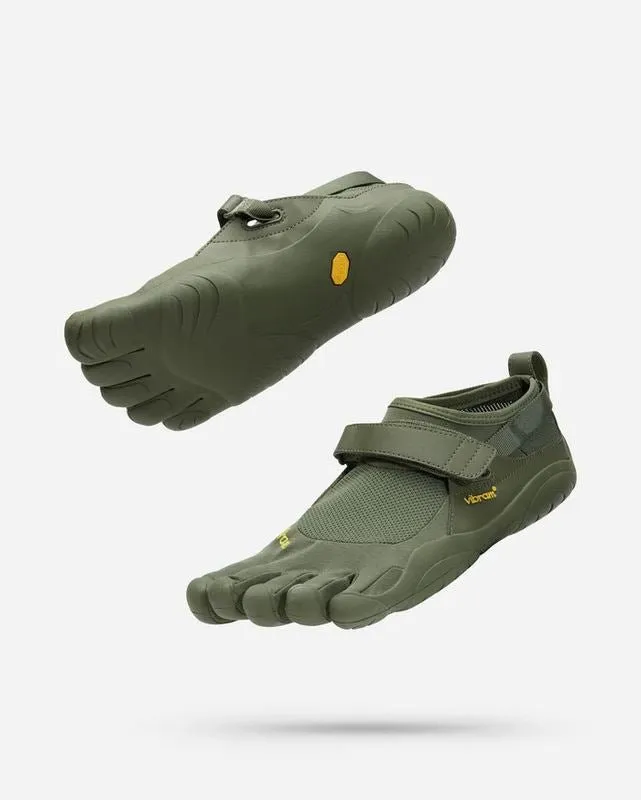 Vibram KSO VINTAGE Ladies Five Fingers Shoes Barefoot Feel Footwear - Military Green