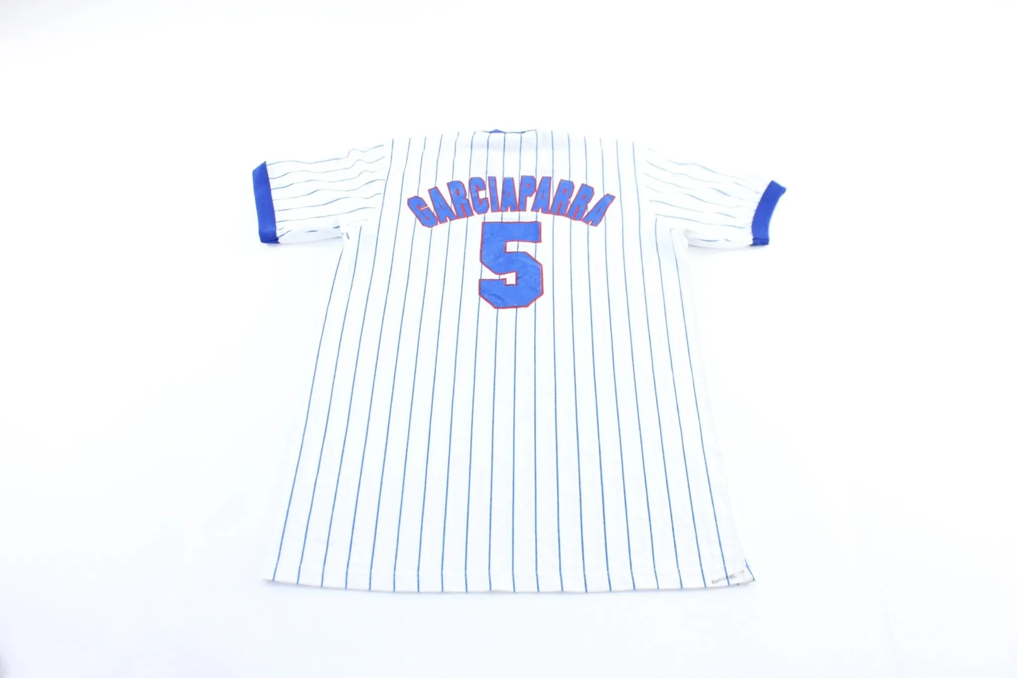 Vintage Chicago Cubs Nomar Garciaparra Pinstripe Jersey T-Shirt