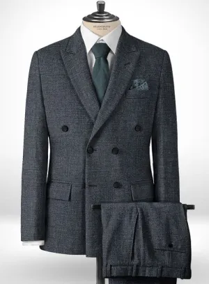 Vintage Glasgow Blue Tweed Suit