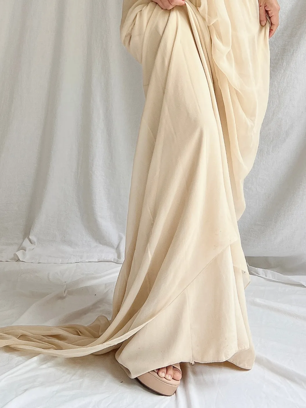 Vintage Philip Lim Silk Graped Gown - S