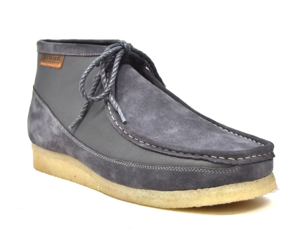 Walker Luxurious Suede & Leather Mens Casual Shoe with Crepe Sole