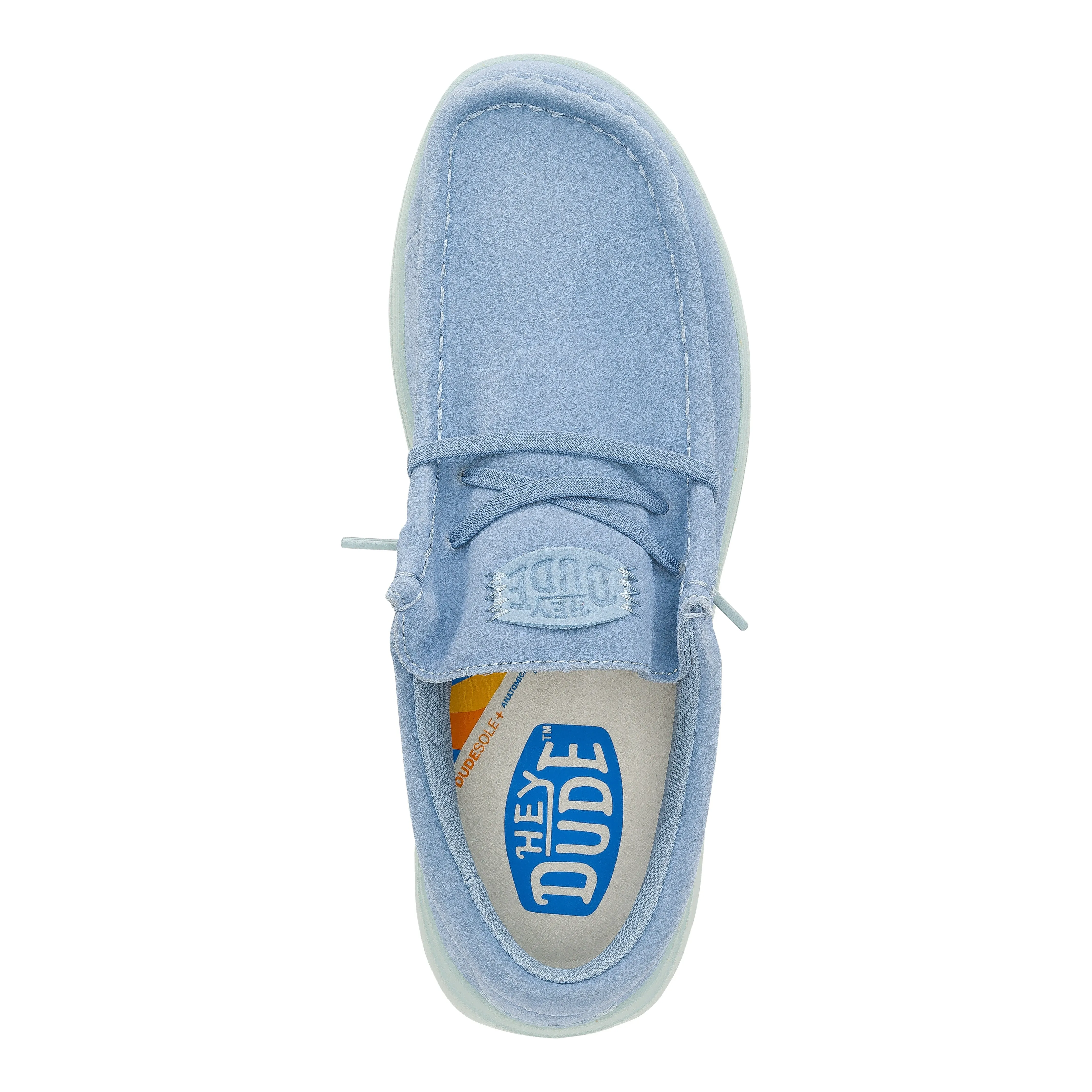 Wally Comf Suede - Faded Denim/Cloud Blue