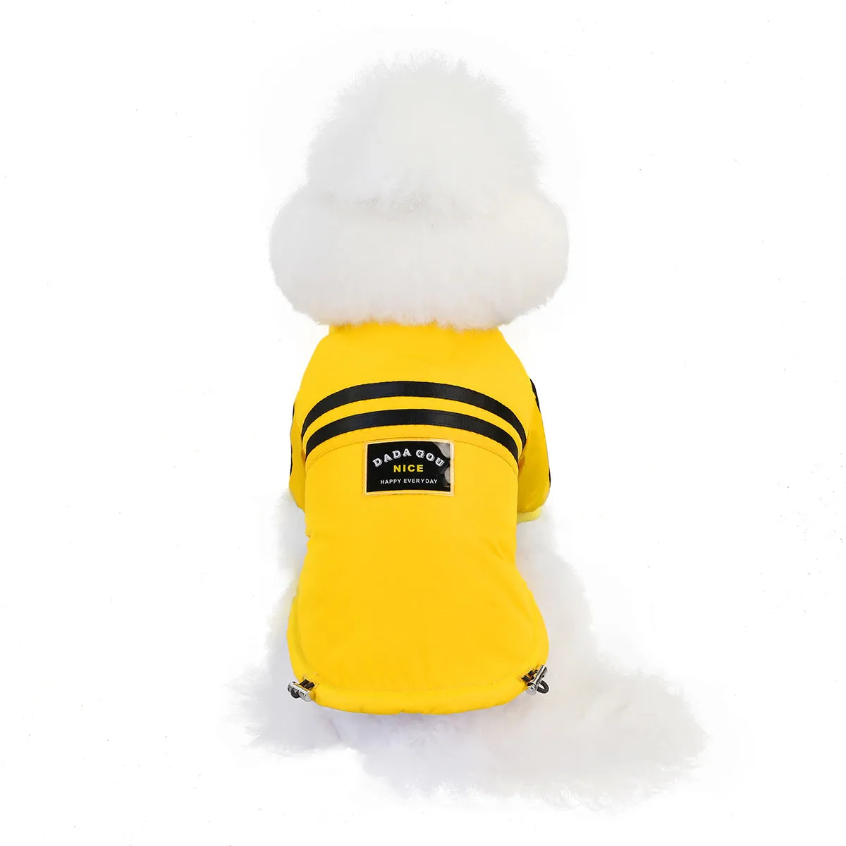 Warm pet clothing for winter windproof sports