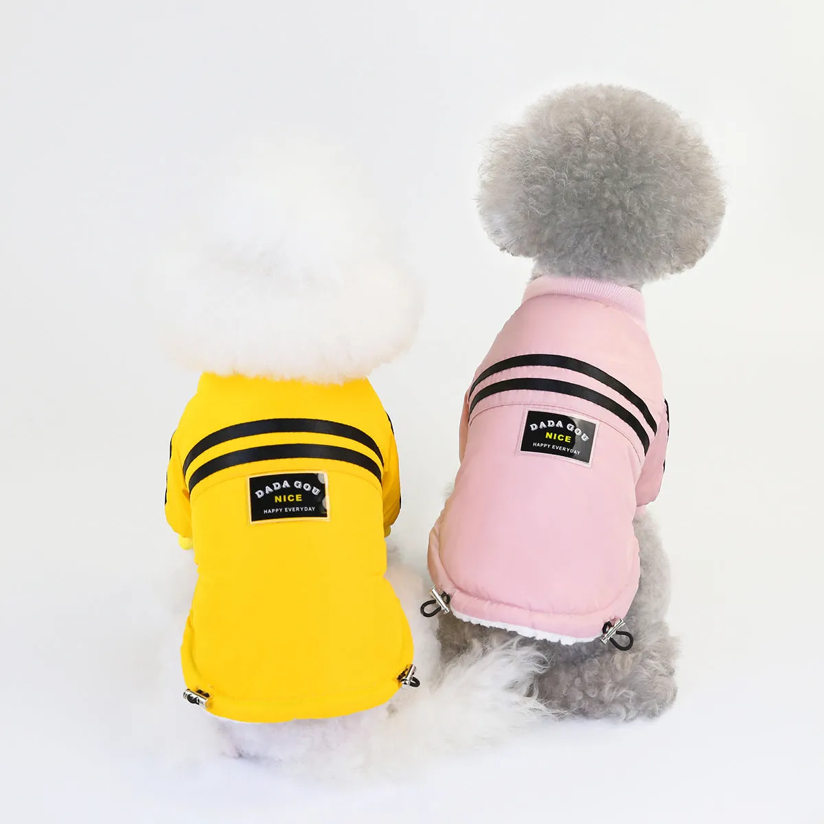 Warm pet clothing for winter windproof sports