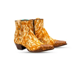 Westro Western Hand-Tooled Booties