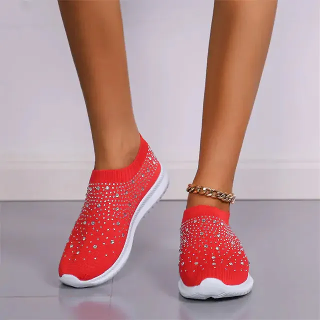 Women's Flat Stone Sneakers