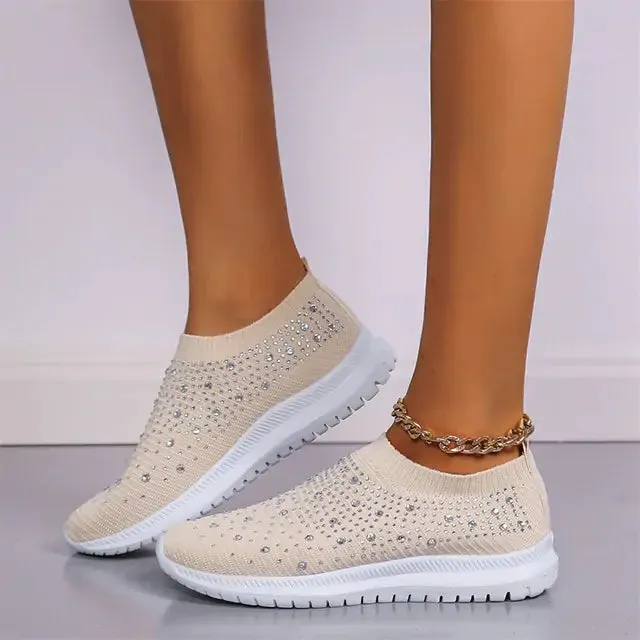 Women's Flat Stone Sneakers