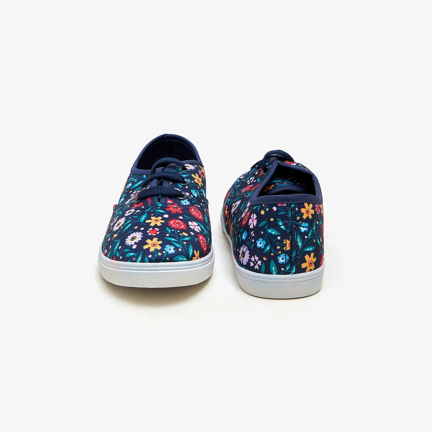 Women's Floral Print Sneakers