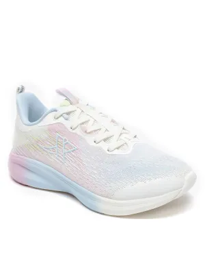 XTEP Canvas White,Peach Running Shoes for Women Euro- 37 Size