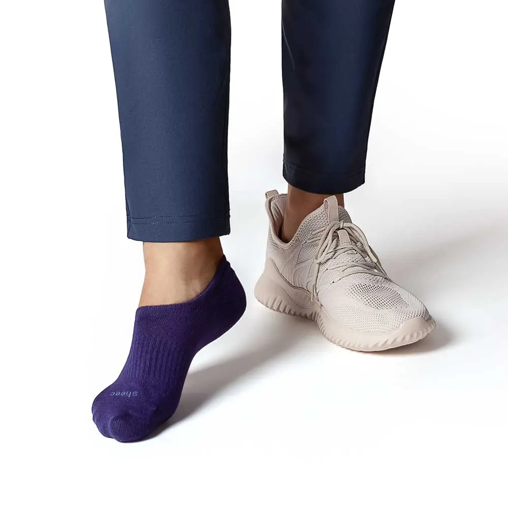 Youth Casual No Show Socks | Super Soft Modal | 6 Pair Bundle Pack Socks / Non-slip Guaranteed (Discontinued)