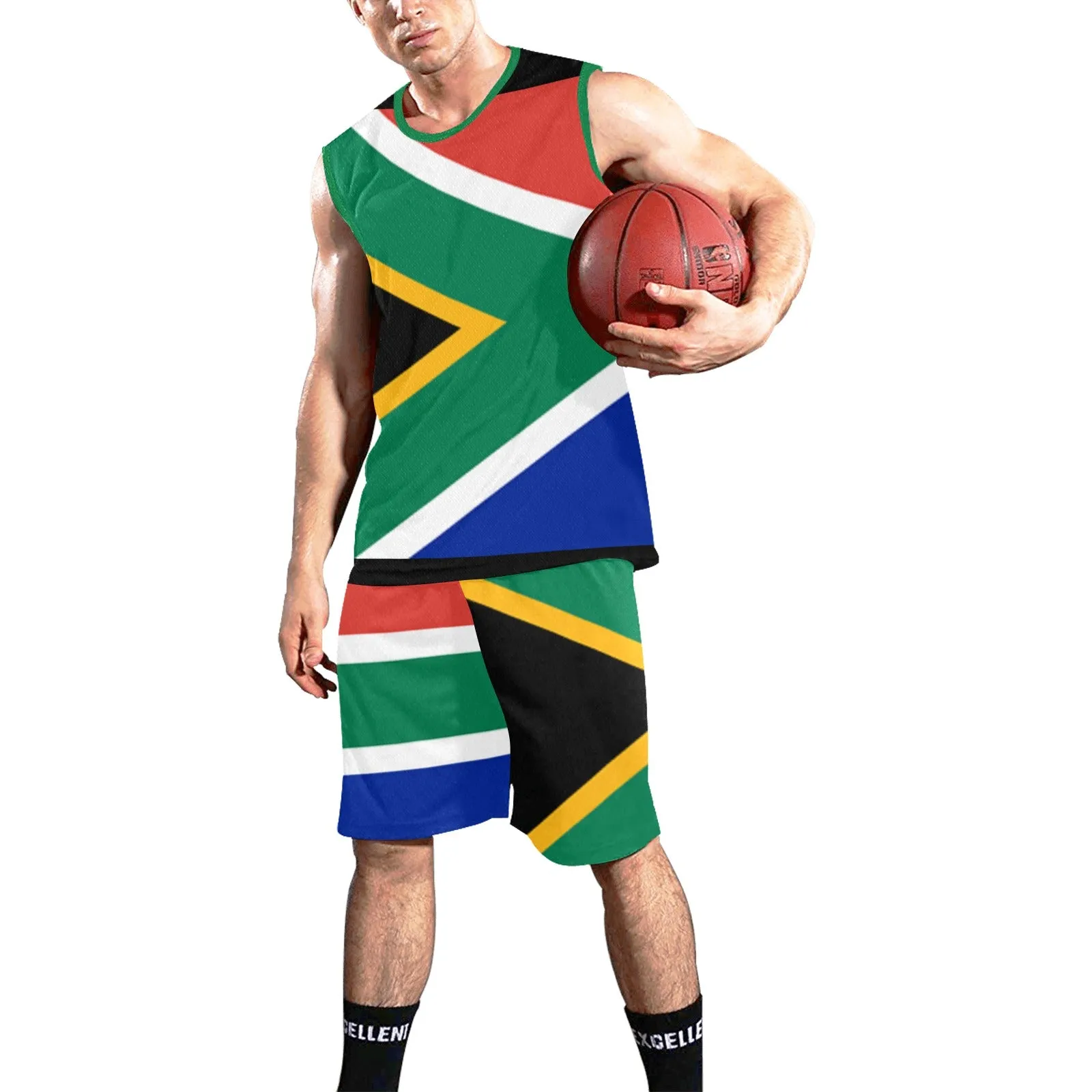 ZA Flag Men's Basketball Tracksuit